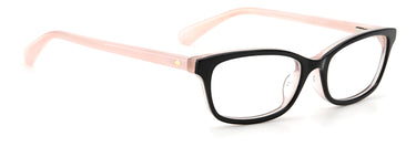 Youth Girls Kate Spade Eyeglasses: Abbeville - Black(2) SpecSMART Eye Clinic (Diagonal View)